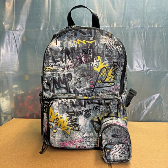 DKNY Bodhi Graffiti Backpack main image 4